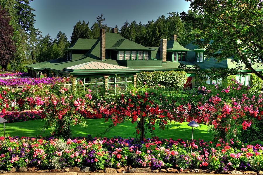 Butchart Gardens Brentwood Bay BC #1 Photograph by Lawrence Christopher