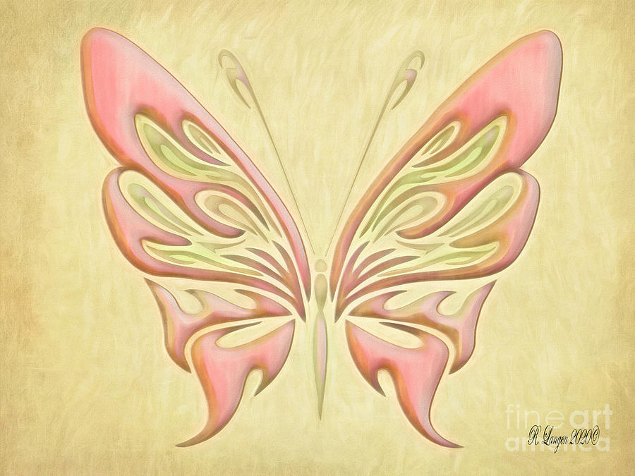 Butterfly #2 Digital Art by Rebecca Langen