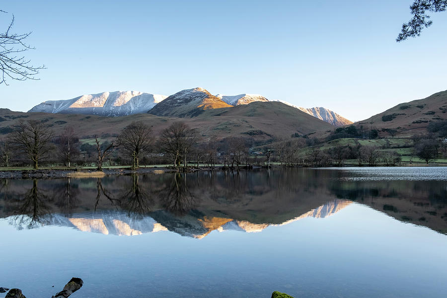 Buttermere Reflections Cumbria Mixed Media