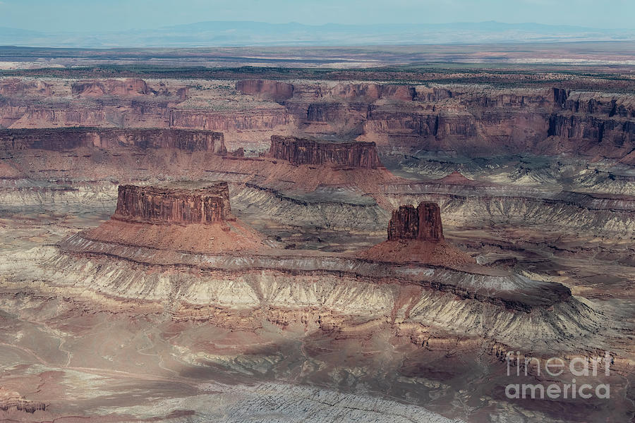 Buttes of the Cross and Millard Canyon Benches Utah Aerial #1 Photograph by David Oppenheimer