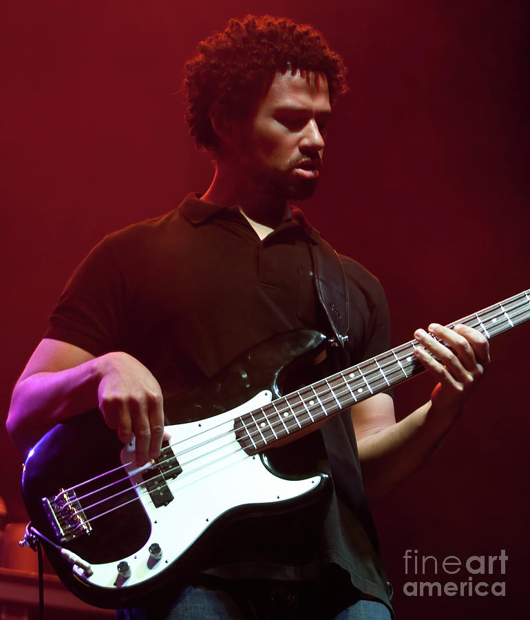 Byron Luiters with the John Butler Trio at All Good Festival #1 Photograph by David Oppenheimer