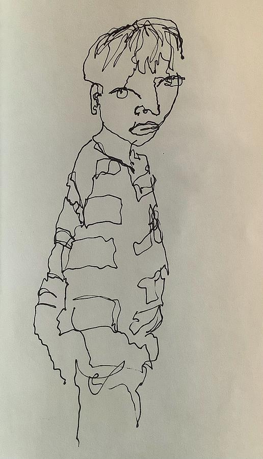 Bystander #2 Drawing by James Huntley
