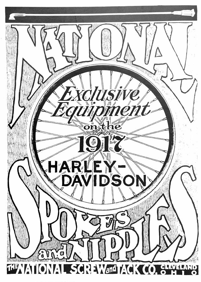 1917 Harley Davidson wheels add Photograph by David Lee Thompson
