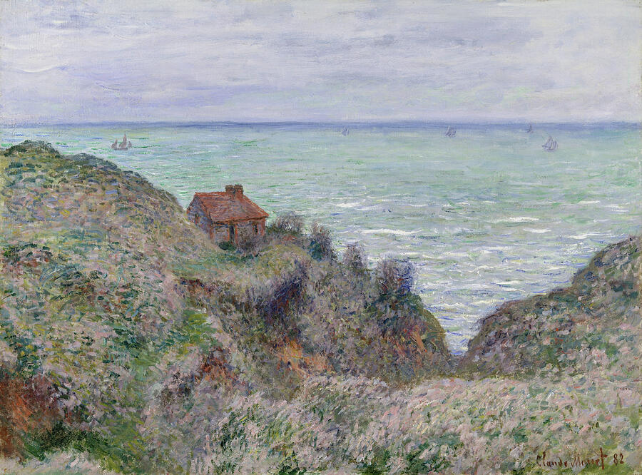 Cabin of the Customs Watch, from 1882 Painting by Claude Monet