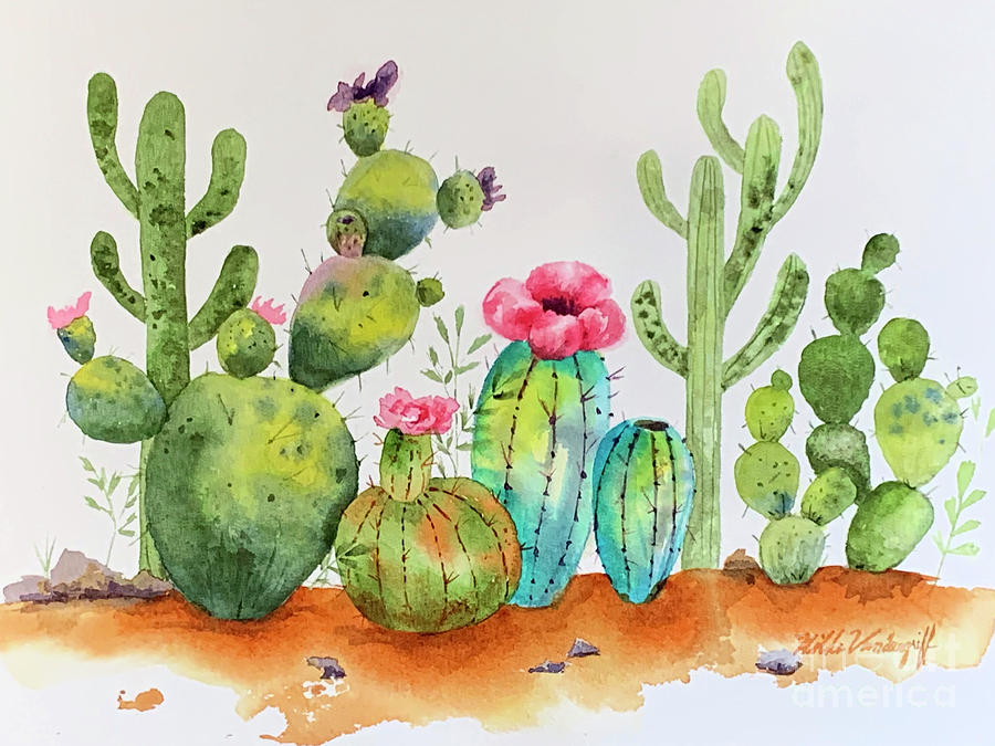Cactus Patch Painting