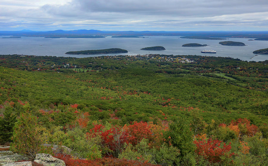 Cadillac Mountain In Autumn #1 Photograph by Dan Sproul