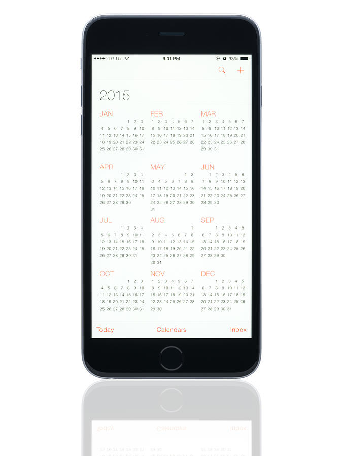 Calendar App. 2015 #1 Photograph by Hanibaram