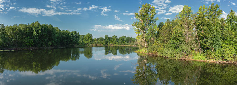 Calm summer lake in forest #1 Photograph by Mikhail Kokhanchikov