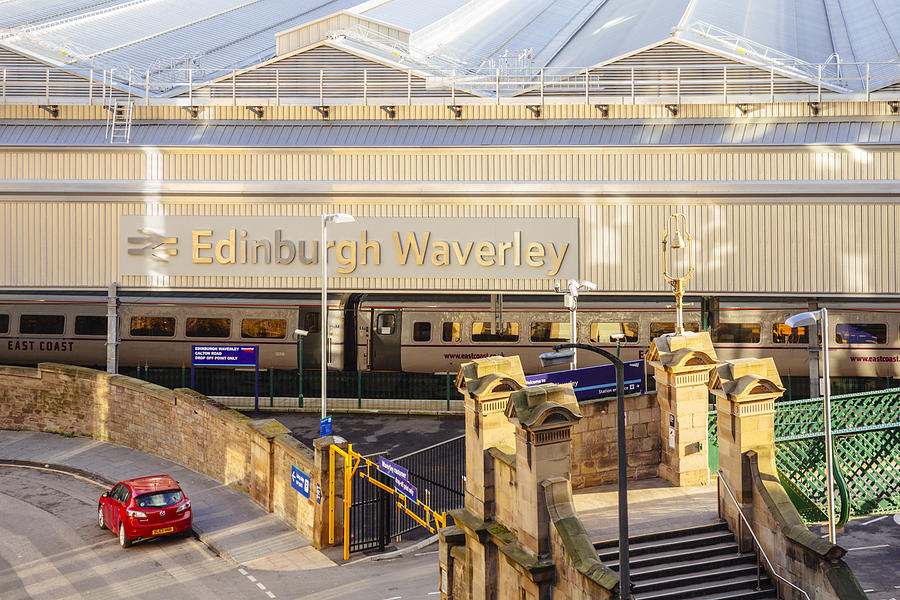 Calton Road Entrance To Waverley Train Station, Edinburgh #1 Photograph by Theasis