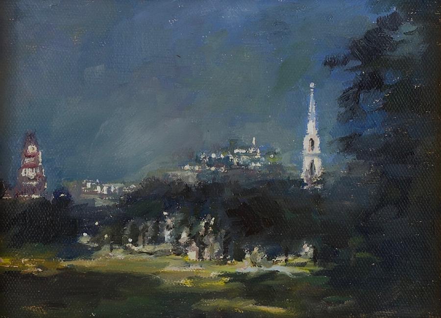 Cambridge Nocturne #1 Painting by Edward White