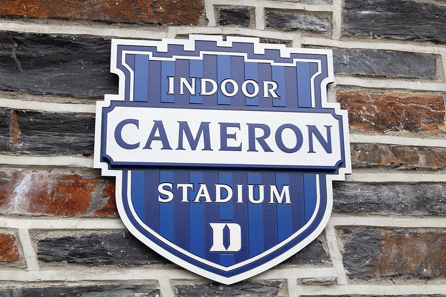 Cameron Indoor Stadium sign at Duke University #1 Photograph by Eldon McGraw