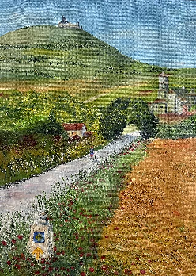 Camino Frances Painting by Kev Bell | Fine Art America