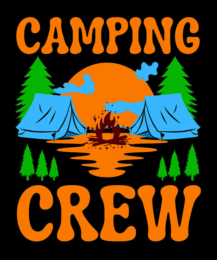 Camping Crew Digital Art by Alberto Rodriguez - Fine Art America