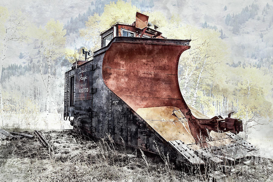 Canadian Pacific Snow Plow Photograph