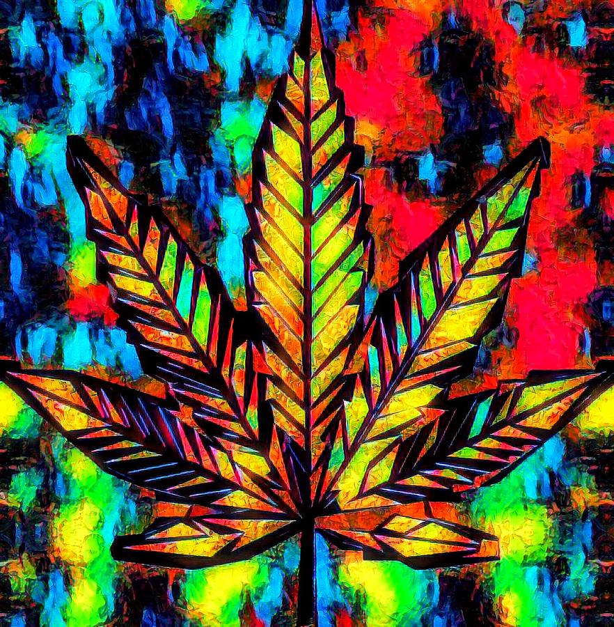 Cannabis Digital Art by Aleksandr Sigalov - Fine Art America