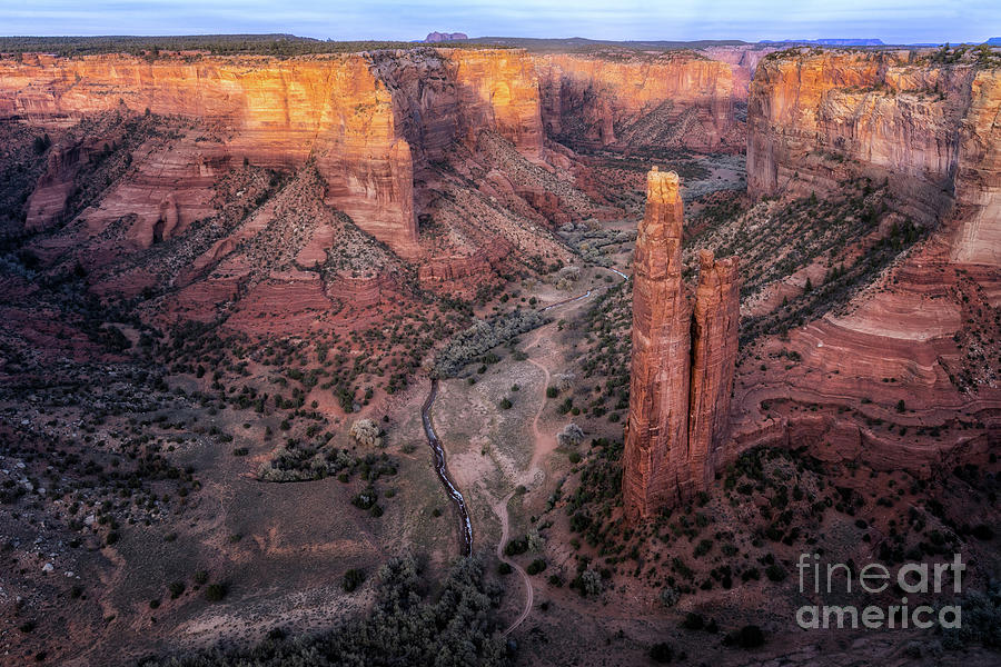 Sunset Photograph - Canyon de Chelly #1 by Roxie Crouch