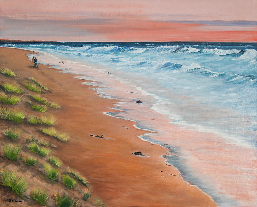 Cape Cod Sunrise #1 Painting by Jean-Pierre Ducondi