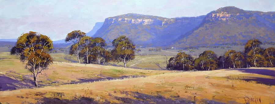 Capertee valley landscape #1 Painting by Graham Gercken Capertee valley landscape #1 Painting by Graham Gercken