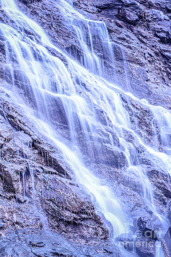 Mountain Photograph - Capra waterfall #2 by Claudia M Photography