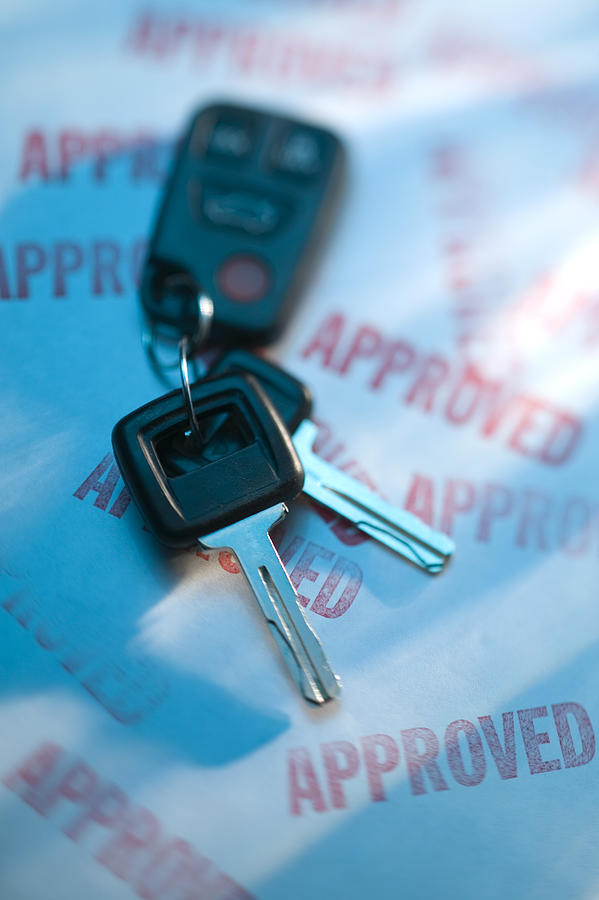 Car keys and approved application #1 Photograph by Comstock Images