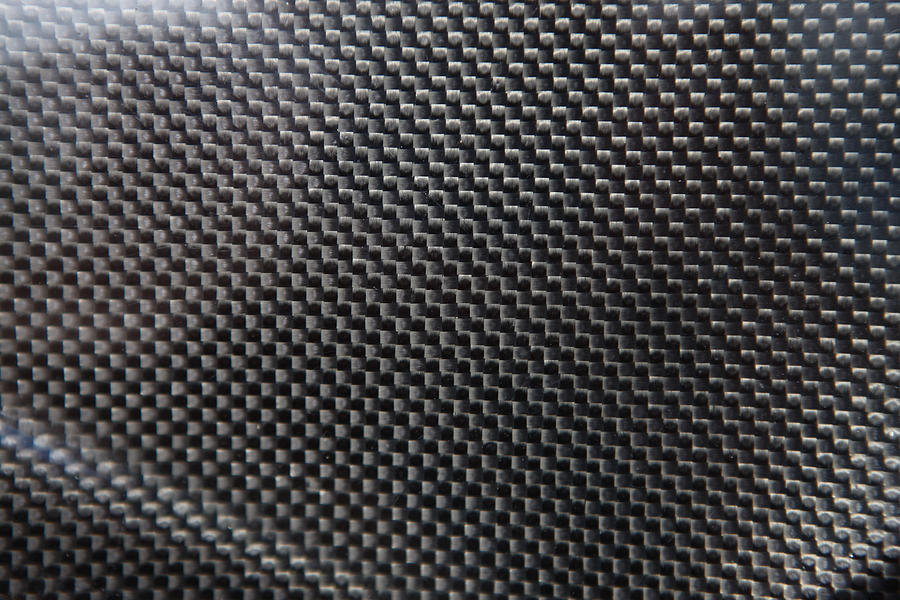 Carbon fiber background texture #1 Photograph by Vincenzo Lombardo