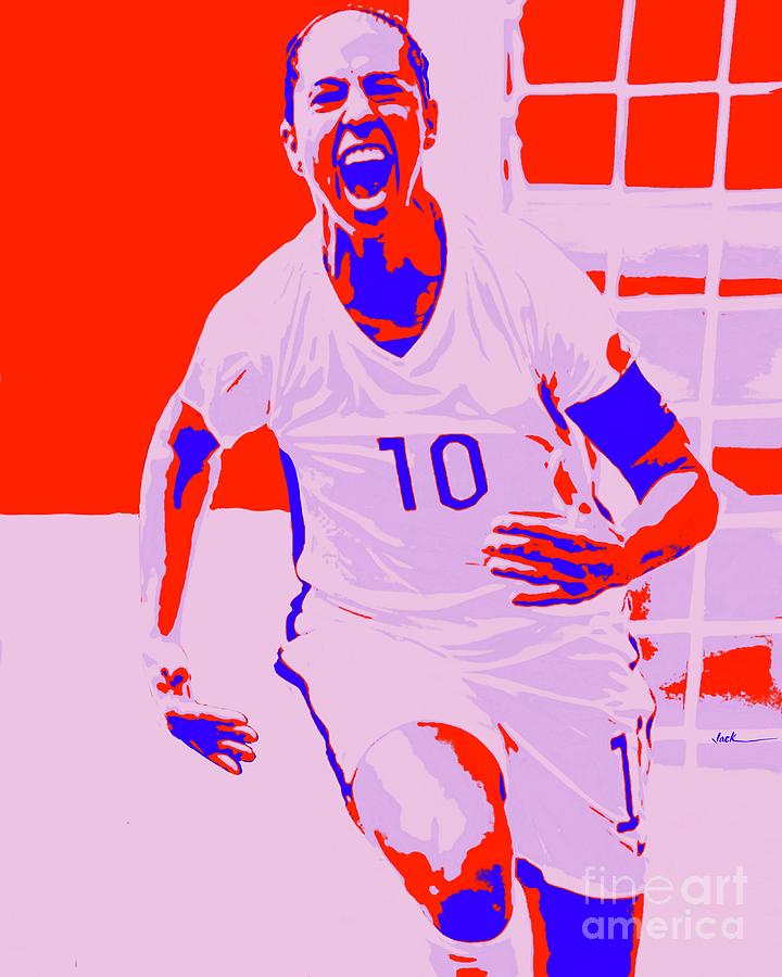 Carli Lloyd 2021 Painting By Jack Bunds 