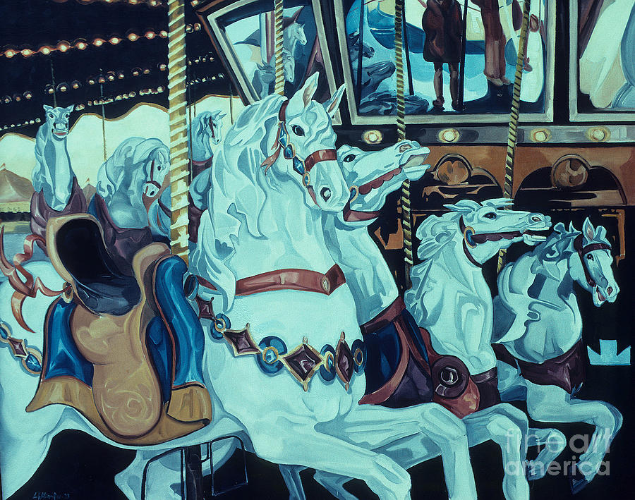 Carousel #1 Painting by Laara WilliamSen