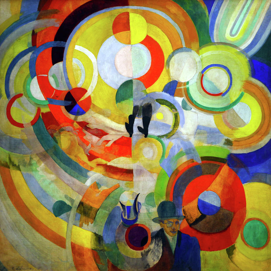 Carousel Of Pigs By Robert Delaunay Painting
