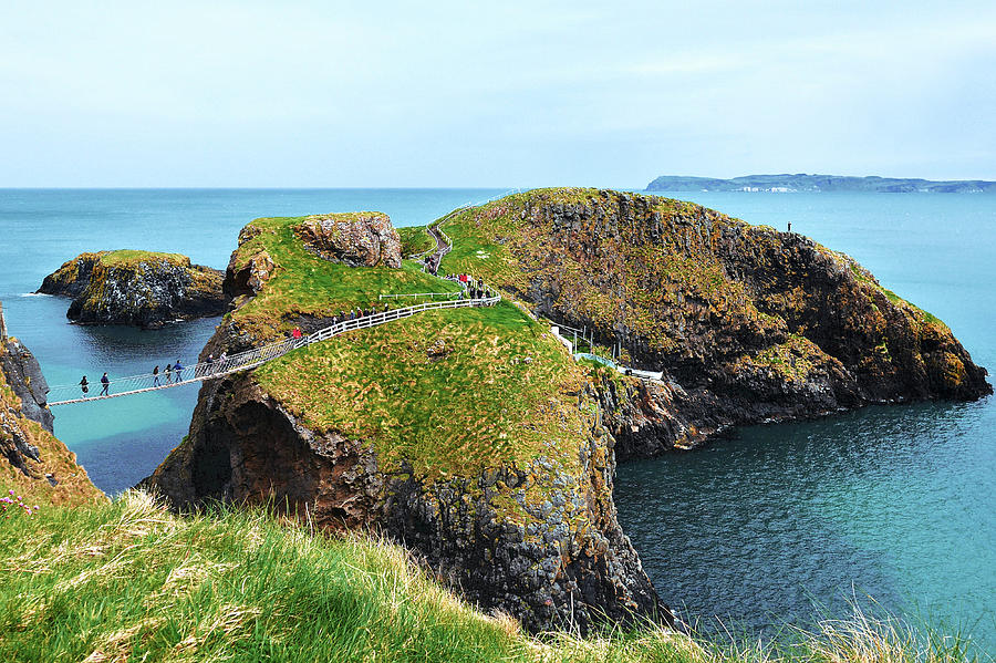 Carrick-a-Rede Rope Bridge Northern Ireland #2 Photograph by Lexa Harpell