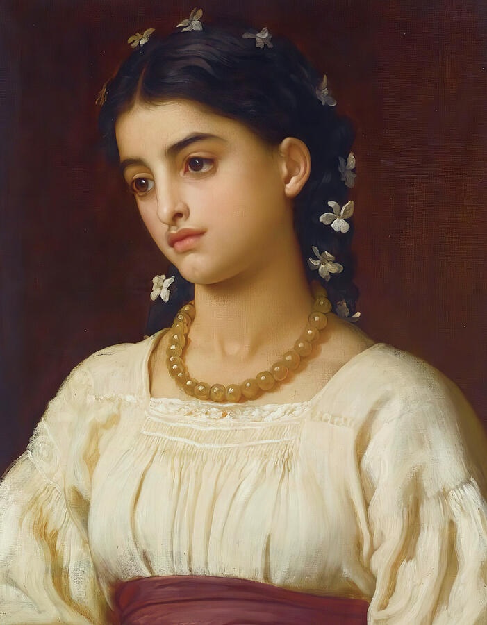 Catarina, by 1896 Painting by Frederic Leighton