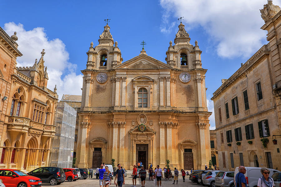 Cathedral of Saint Paul in Mdina in Malta #1 Photograph by Artur Bogacki
