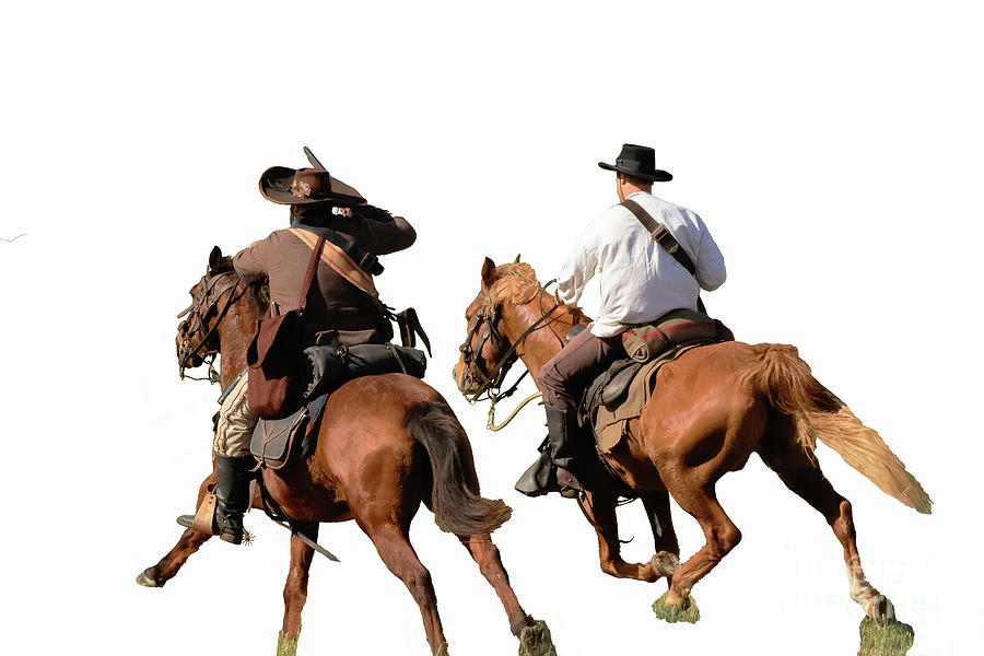 Texas History Mixed Media - Cavalry On The Move #1 by Kim Henderson