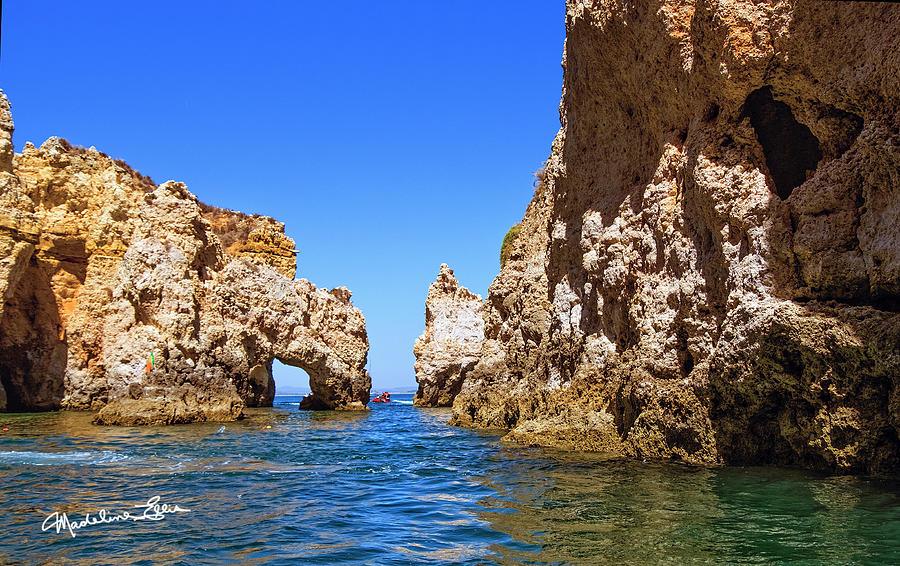 Caves In Lagos, Portugal #1 Photograph by Madeline Ellis