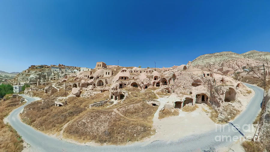 Cavusin village of Cappadocia in Turkey #1 Digital Art by Benny Marty