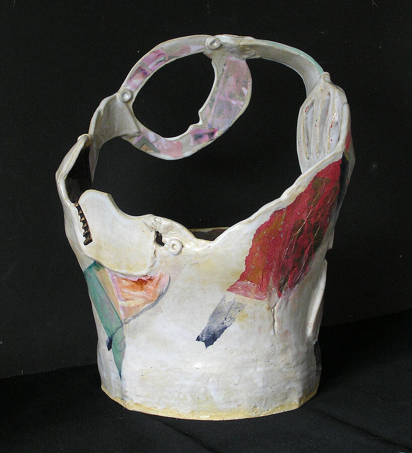 Celebration #1 Ceramic Art by Barbara Couse Wilson