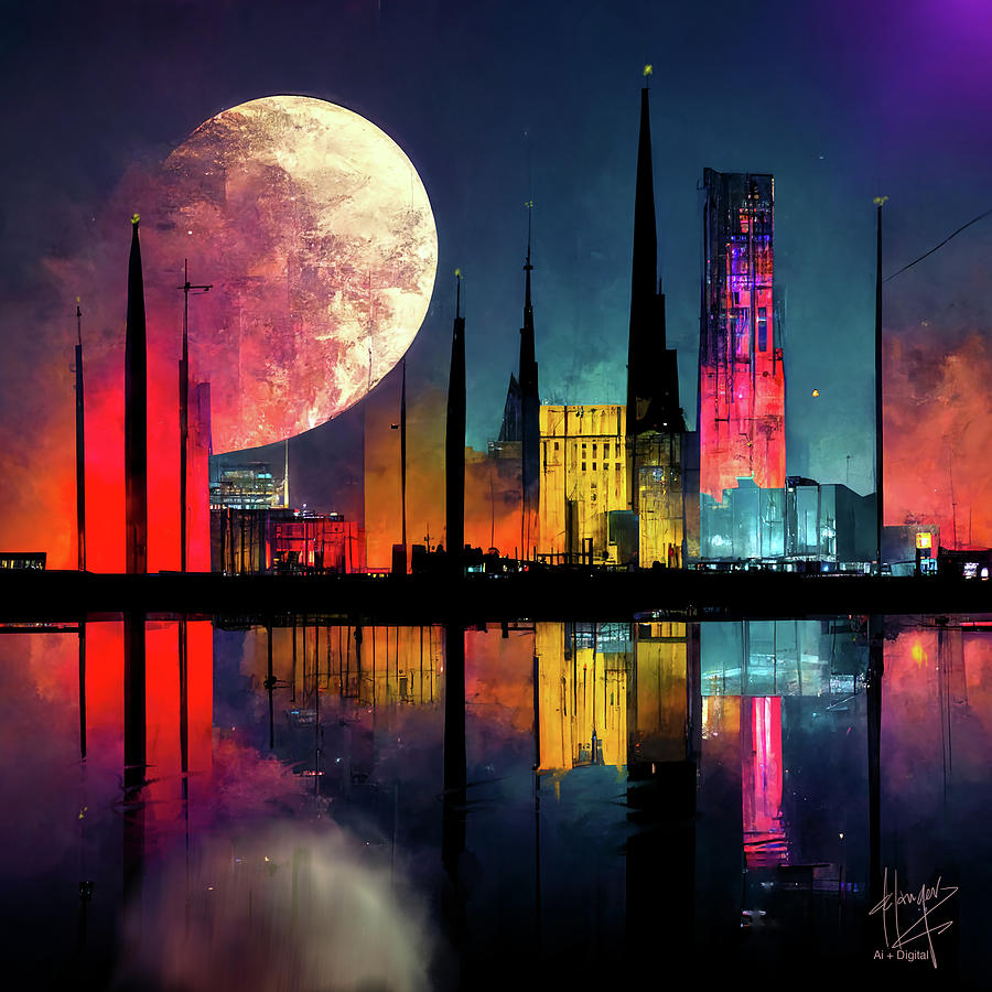 Celestial City 36 #2 Digital Art by DC Langer
