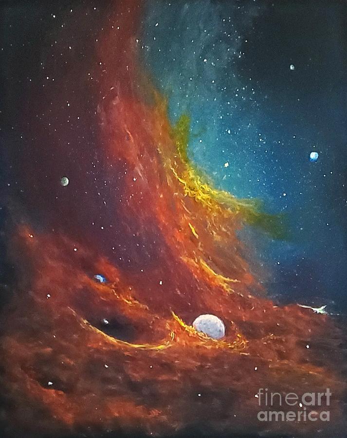 Celestial #1 Painting by Fred Wilson