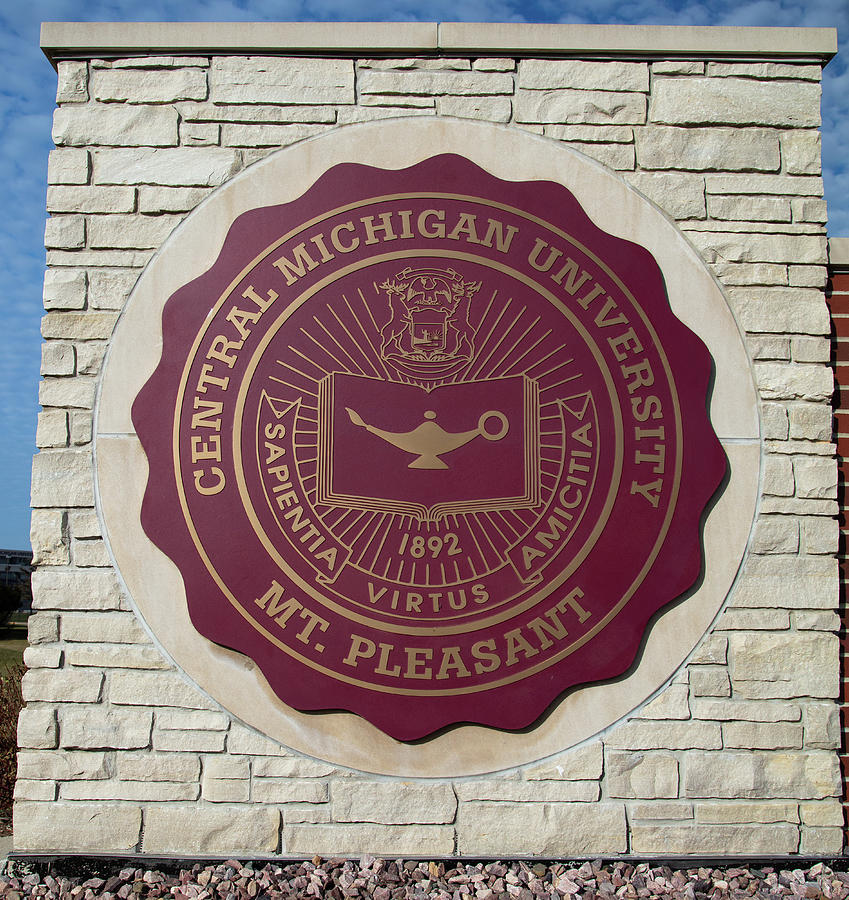 Central Michigan University Seal #1 Photograph by Eldon McGraw