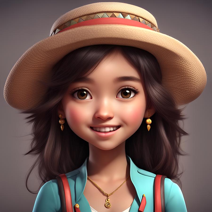 Cg character portrait 3 Digital Art by Kristen O'Sullivan - Fine Art ...