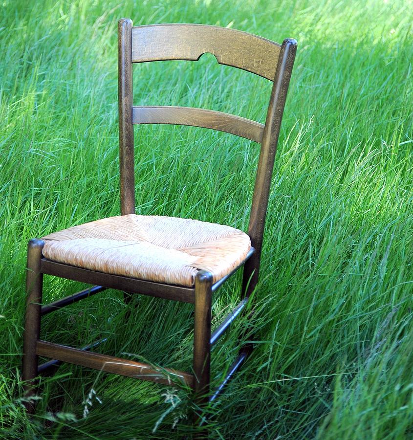 Chair In Grass. Photograph By Oscar Williams - Fine Art America