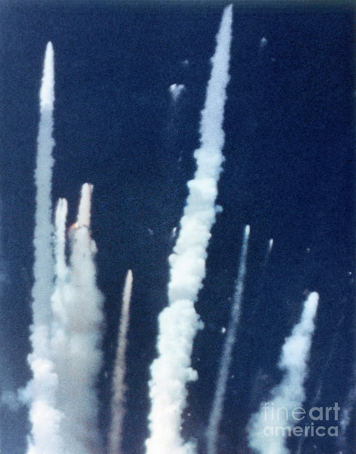 Challenger Disaster, 1986 #1 Photograph by Granger