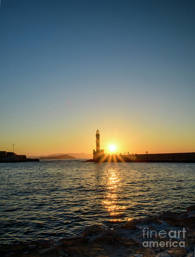 Chania Lighthouse #1 Photograph by Patrick Nowotny