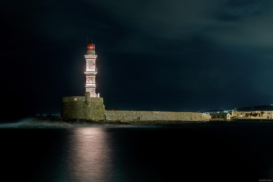 Chania port Lighthouse Crete 03 Photograph by Weston Westmoreland