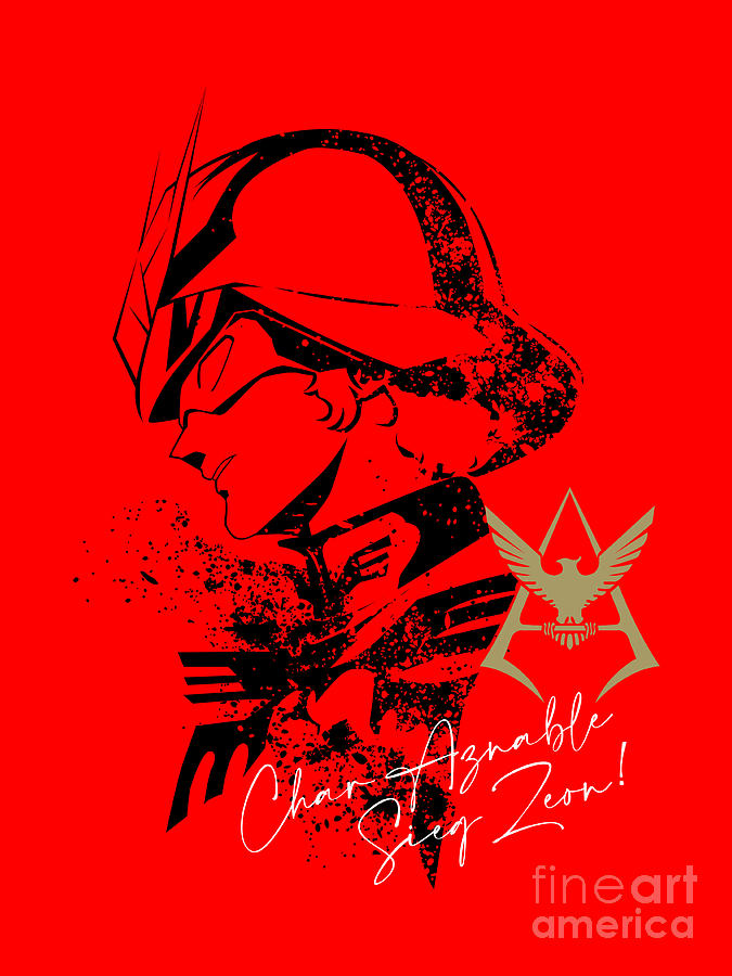 Char Aznable #1 Digital Art by Johan Johan - Pixels