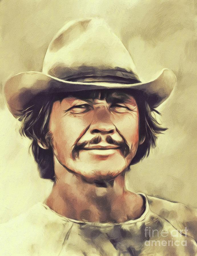 Charles Bronson, Actor Painting