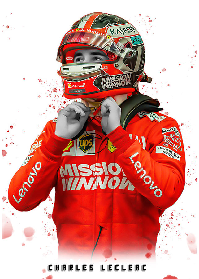 Charles Leclerc 2023 print — Zac Carroll Art