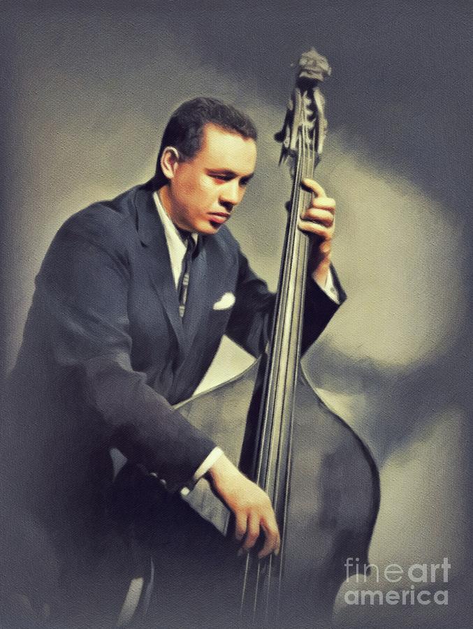 Music Painting - Charles Mingus, Music Legend #1 by Esoterica Art Agency