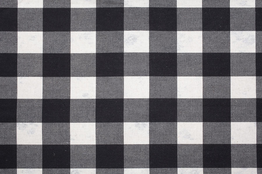 Cheakd pattern cloth texture background #1 Photograph by Katsumi Murouchi