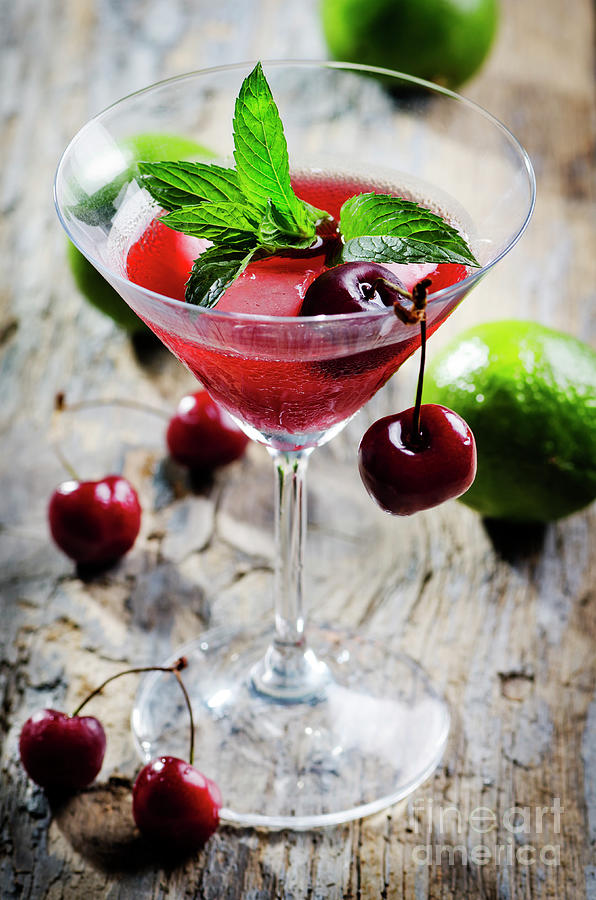 Cherry Cocktail #2 Photograph by Jelena Jovanovic