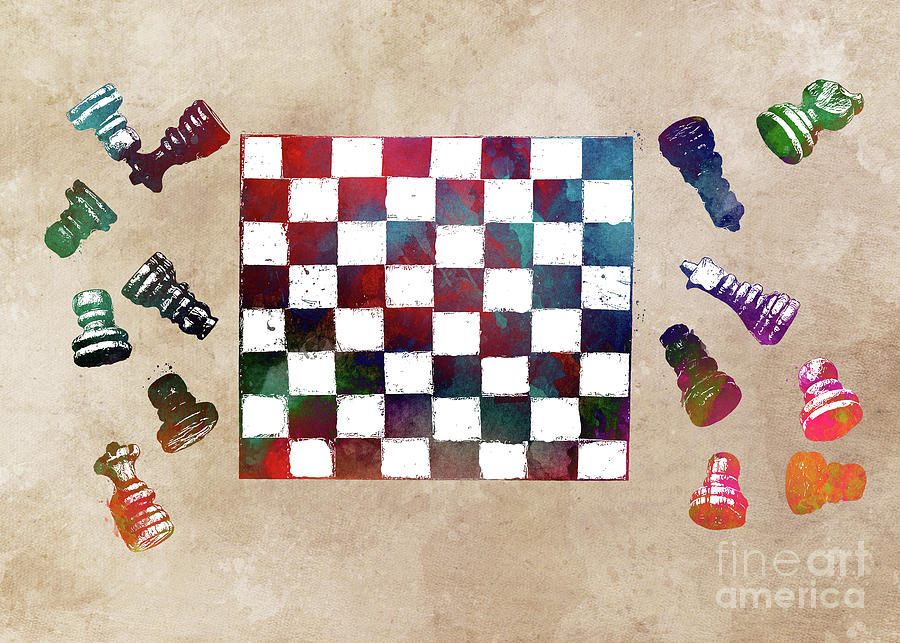 Chess #chess #sport #1 Digital Art by Justyna Jaszke JBJart